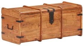 tömör akácfa tárolóláda 90 x 40 x 40 cm