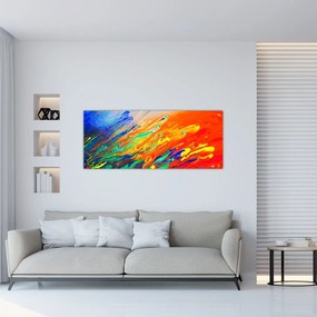 Kép - Színes absztrakció (120x50 cm)