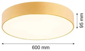 Argon 2081 - DARLING mennyezeti lámpa 5xE27/15W/230V, 60 cm, arany