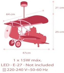 Dalber 54572 - LITTLE TEDDY gyereklámpa 1xE27/15W/230V