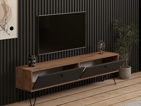 TV asztal/szekrény Slay (atlanti fenyő + fekete). 1088760