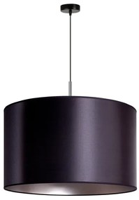 Duolla - Csillár zsinóron CANNES 1xE27/15W/230V á. 50 cm fekete/szürke