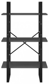 szürke forgácslap tárolópolc 60 x 30 x 105 cm