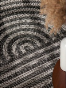 Fekete-krémszínű kültéri-beltéri szőnyeg 160x230 cm Haringey Woodfield – Ted Baker