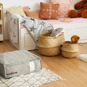 Compactor Belly kötött tengeri fű tárolókosár, 35 x 32 cm, natúr, M