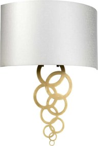 Elstead Lighting Curtis CURTIS-LARGE-AB Fali lámpa 2x60W/E27