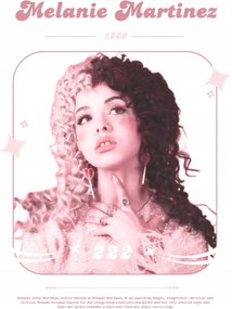 Poszter 21x30 cm A4 Melanie Martinez