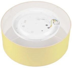 Mennyezeti lámpa SIRJA PASTEL 1xE27/60W/230V átm. 35 cm sárga