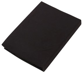 Bamboo bambusz szálas lepedő fekete, 90 x 200 x 25 cm, 90 x 200 cm