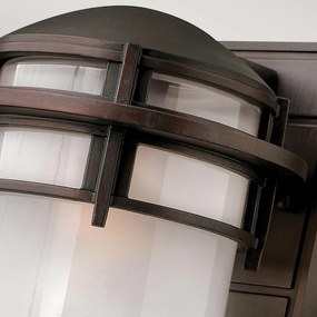 ELSTEAD HK-REEF-SM-VZ REEF Klasszikus Kültéri Állólámpa Antik Bronz, Fehér E27 IP44