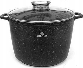 Nagy Magas Márvány Bogrács 14L/32cm Indukciós Gáz Prémium Zilner