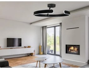 LED állítható mennyezeti lámpa LED/72W/230V 3000-6500K fekete + DO