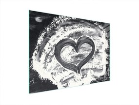 Üveg Vágódeszka 40x30 Szív Edzett Üveg