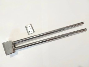 Törölközőtartó tartó dupla króm