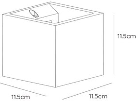 Lucide 35208/01/41 - Fali lámpa GIPSY 1xG9/25W/230V szürke