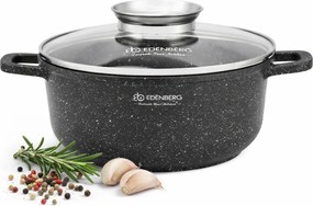 Kerámia-márvány bevonatú fazék 24 cm 4,5 L