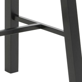 Chara bárasztal tölgy-fekete 117 cm