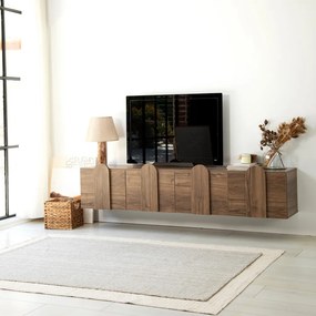 TV-állvány, dió, 180 cm