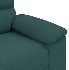 kétszemélyes sötétzöld szövet kanapé 120 cm