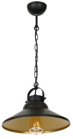 Csillár láncon IRON 1xE27/60W/230V