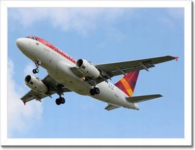 Poszterek keretben 40x30 Repülőgép