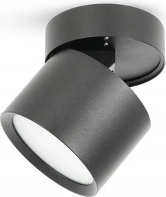 Mennyezeti Lámpatest Falra Szerelhető Cső Kerek GX53 Fekete OH12