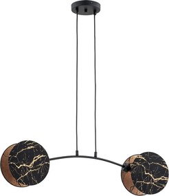 Emibig modern függeszték motif fekete arany emi1327/2