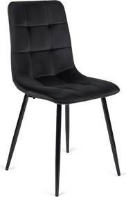 szett étkezőasztal HARRY 102-142 cm artisan tölgy/fekete és 6 szék PERU fekete