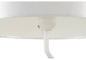 Fehér-aranyszínű asztali lámpa textil búrával (magasság 64 cm) Dancer – Mauro Ferretti