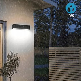 Kültéri Led fali lámpa 18W homlokzati fali, hideg fehér