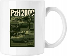 Haubica bögre 1 Pzh 2000 Fehér 330ml