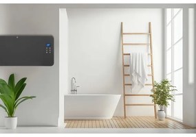 Concept KS4100 -Okos elektromos direkt fűtőtest/konvektor 1000/2000W Wi-Fi IP24 szürke