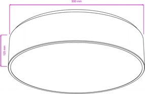 Brilagi - Fürdőszobai mennyezeti lámpatest POOL 4xE27/15W/230V Ø 50 cm IP54 bézs