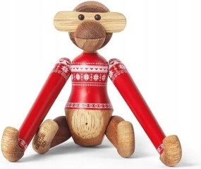 Kay Bojesen Fa majom karácsonyi pulóverben 9,5cm