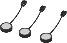 Osram - 3 darabos szett LED pult alatti lámpa UNDERCABINET LED/3W/230V 3000K fekete
