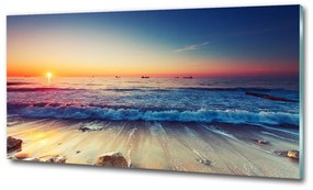 Üvegfotó Sunrise tenger osh-62374288