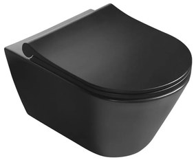 Sapho - Függesztett WC AVVA kerámia/fekete