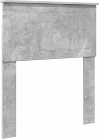 vidaXL Fejtámla Beton Szürke 75 cm Faanyag
