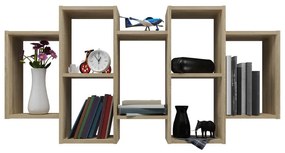 Odell Bilbao 7.0 fali polc, 129,5x65x20 cm, sonoma