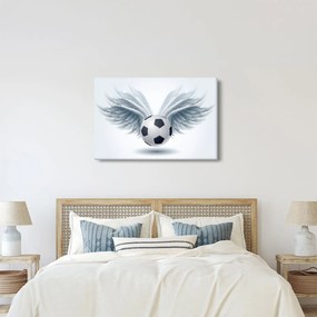 Kép - léggömb szárnyakkal (90x60 cm)