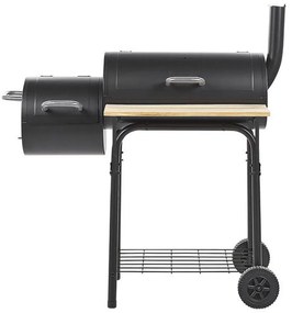 2in1 faszenes BBQ grill és smoker