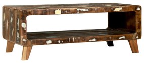Dohányzóasztal 90x50x35 cm Tömör Fa Újrahasznosított