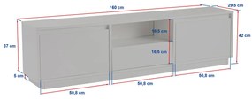 Vanguard Fressia Marble TV-állvány