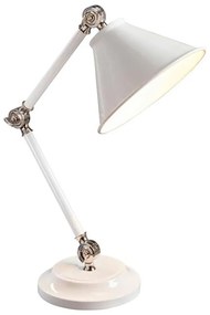 Elstead PV-ELEMENT-WPN - Asztali lámpa PROVENCE ELEMENT 1xE27/60W/230V fehér