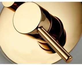 REA-P4110 - LUNGO zuhanyszett falba süllyesztett csapteleppel, arany