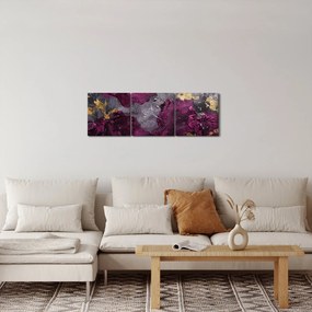 Kép - Texturáló absztrakció (órával) (90x30 cm)