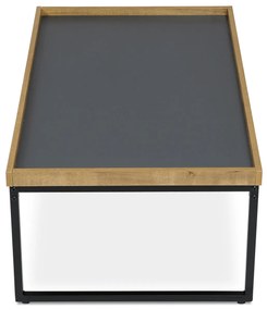 Konferenciaasztal díszes élű, 100 x 60 x 39 cm