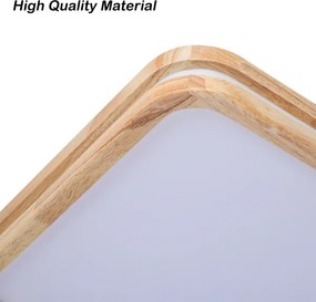Brilagi - Dimmelhető MOLINA SQUARE LED/48W/230V lámpatest, tölgy, 40x40 cm + távirányító