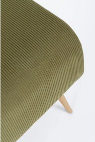 Zöld párnázott pad Olga – Bizzotto