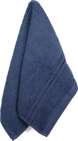 Rondo törölköző 30x50 gránátkék frottír 500 g/m2 Faro